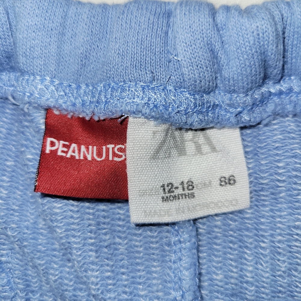 3/$15 Zara Blue Sweatpants with Cartoon Design - Picture 5 of 6